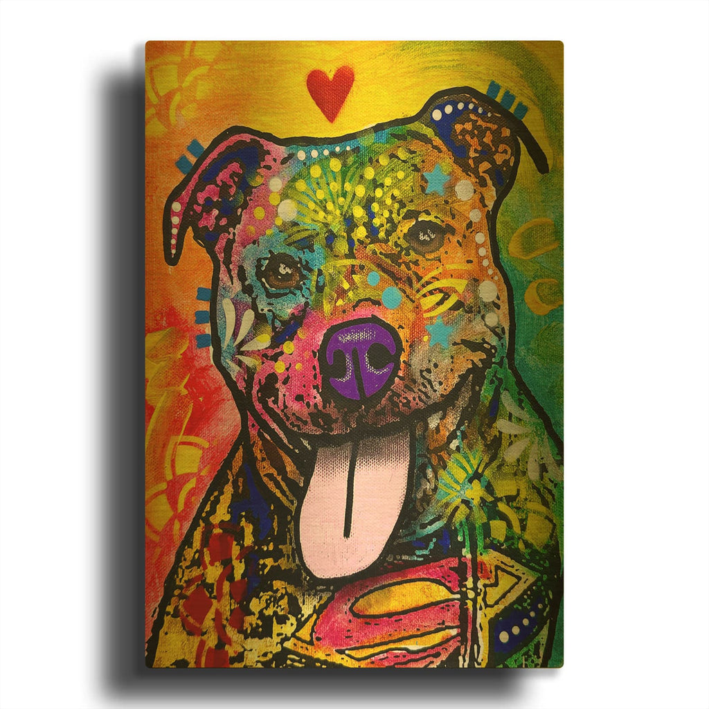 'Smiling' By Dean Russo Gold Metal Wall Art