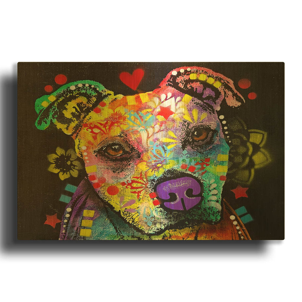 'Flora 2' By Dean Russo Gold Metal Wall Art