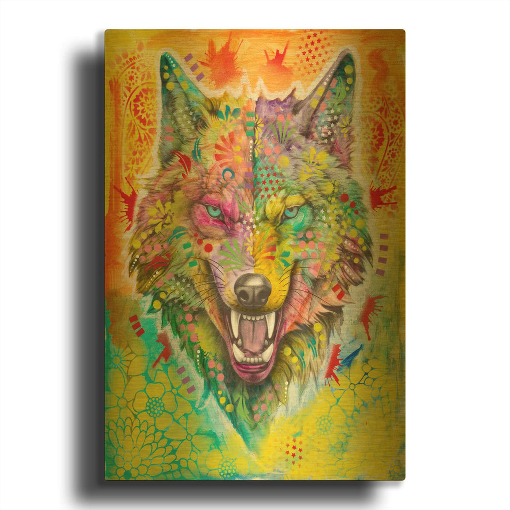 'Vengeance' By Dean Russo Gold Metal Wall Art