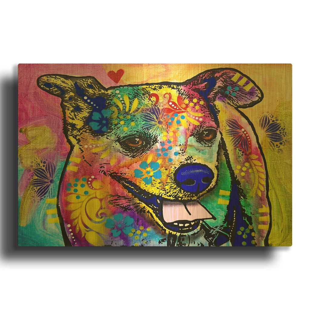 'I Love Park Day' By Dean Russo Gold Metal Wall Art