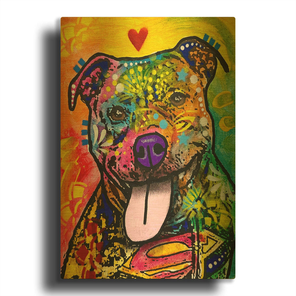 'Goofball Love' By Dean Russo Gold Metal Wall Art