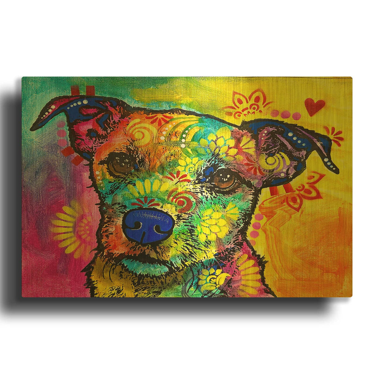 'I Will Follow You Around The Whole House' By Dean Russo Gold Metal Wall Art