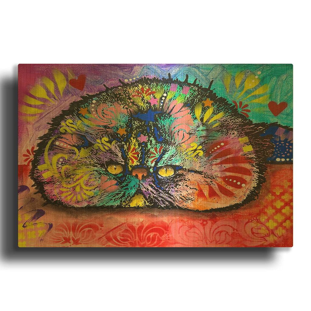 'Am Potat Floof' By Dean Russo Gold Metal Wall Art