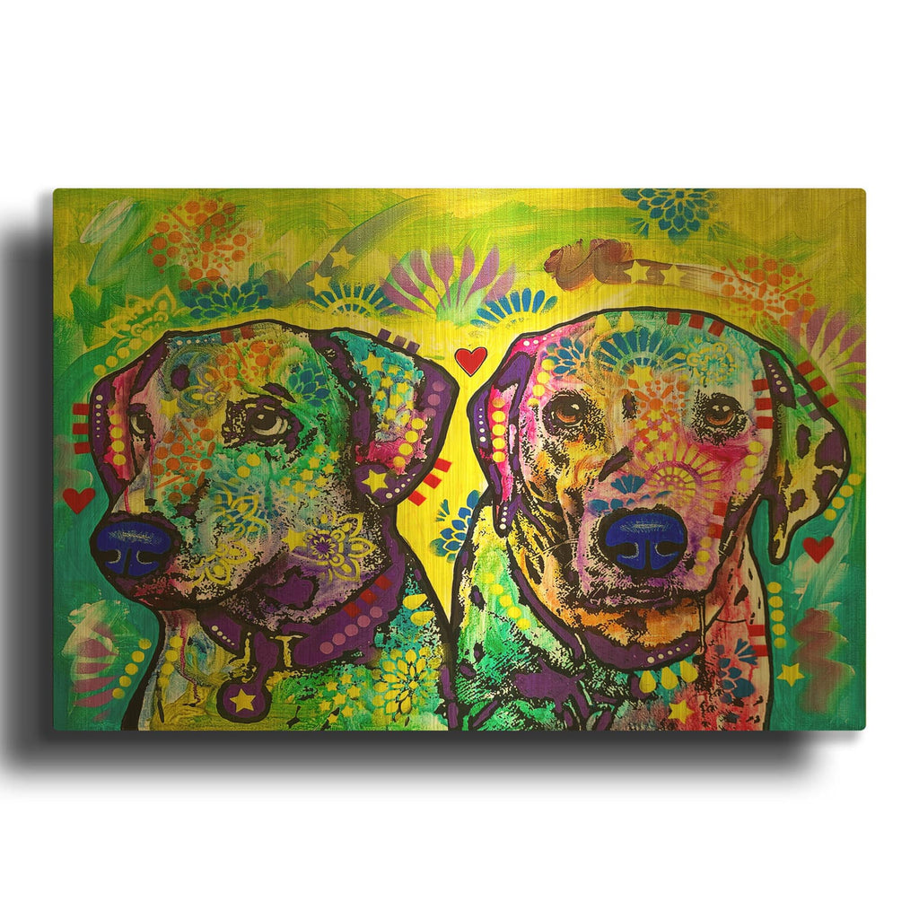 'Waiting For Our Opportunity' By Dean Russo Gold Metal Wall Art