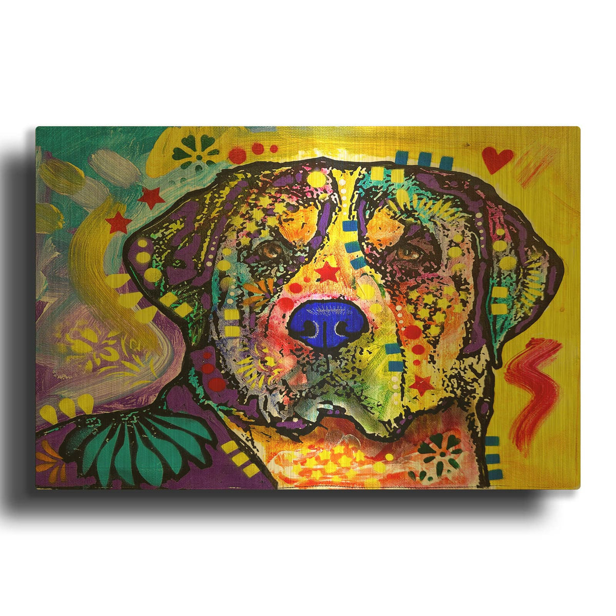 'You Called For Me' By Dean Russo Gold Metal Wall Art