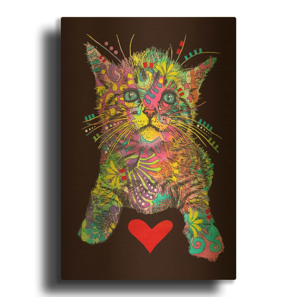 'I Dont Understand But I Know I Love You' By Dean Russo Gold Metal Wall Art