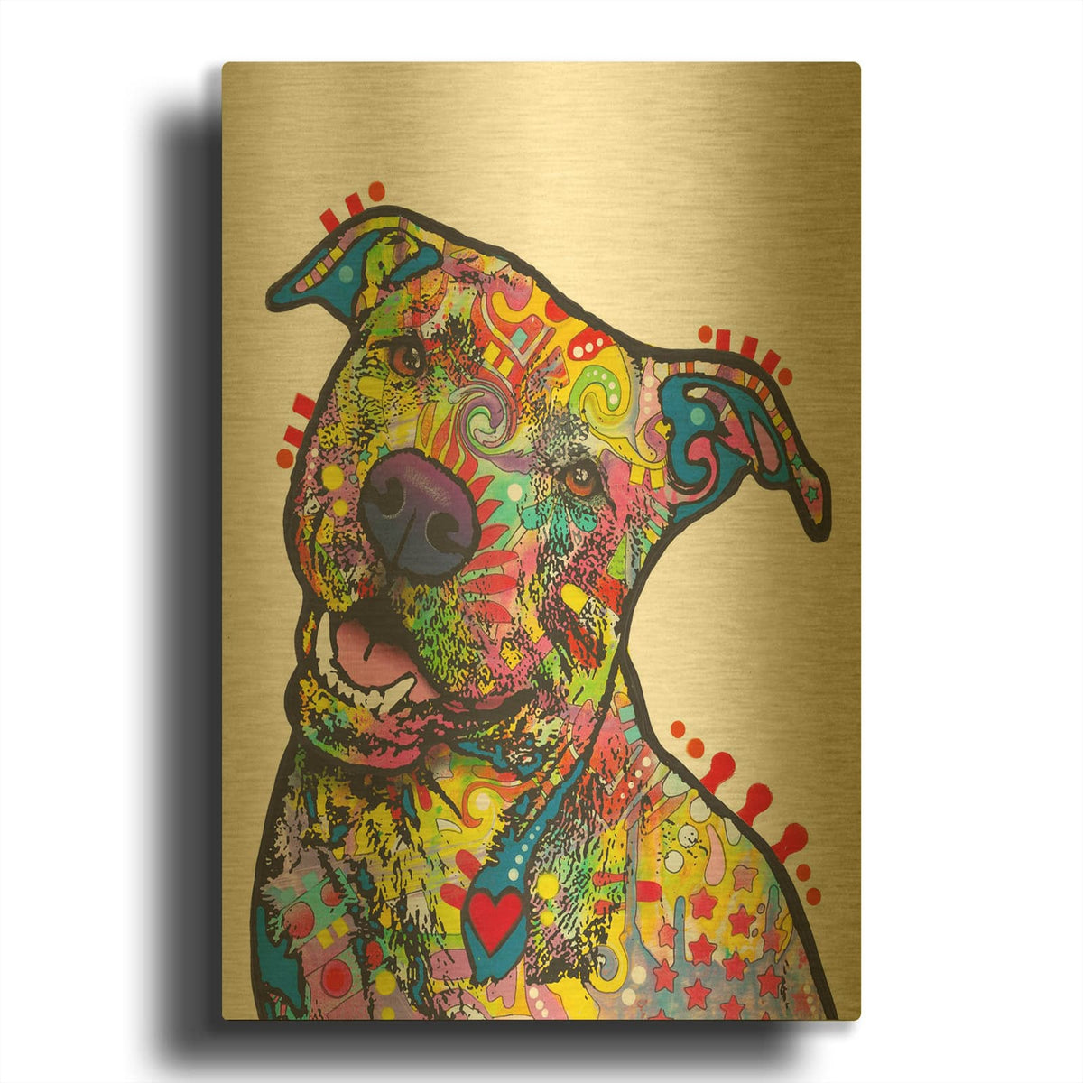 'Say Whaaat' By Dean Russo Gold Metal Wall Art
