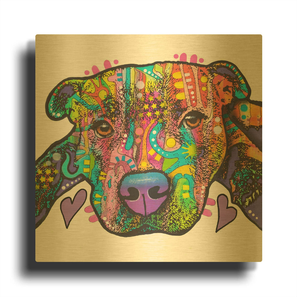 'You Smell Like My Favorite Person' By Dean Russo Gold Metal Wall Art