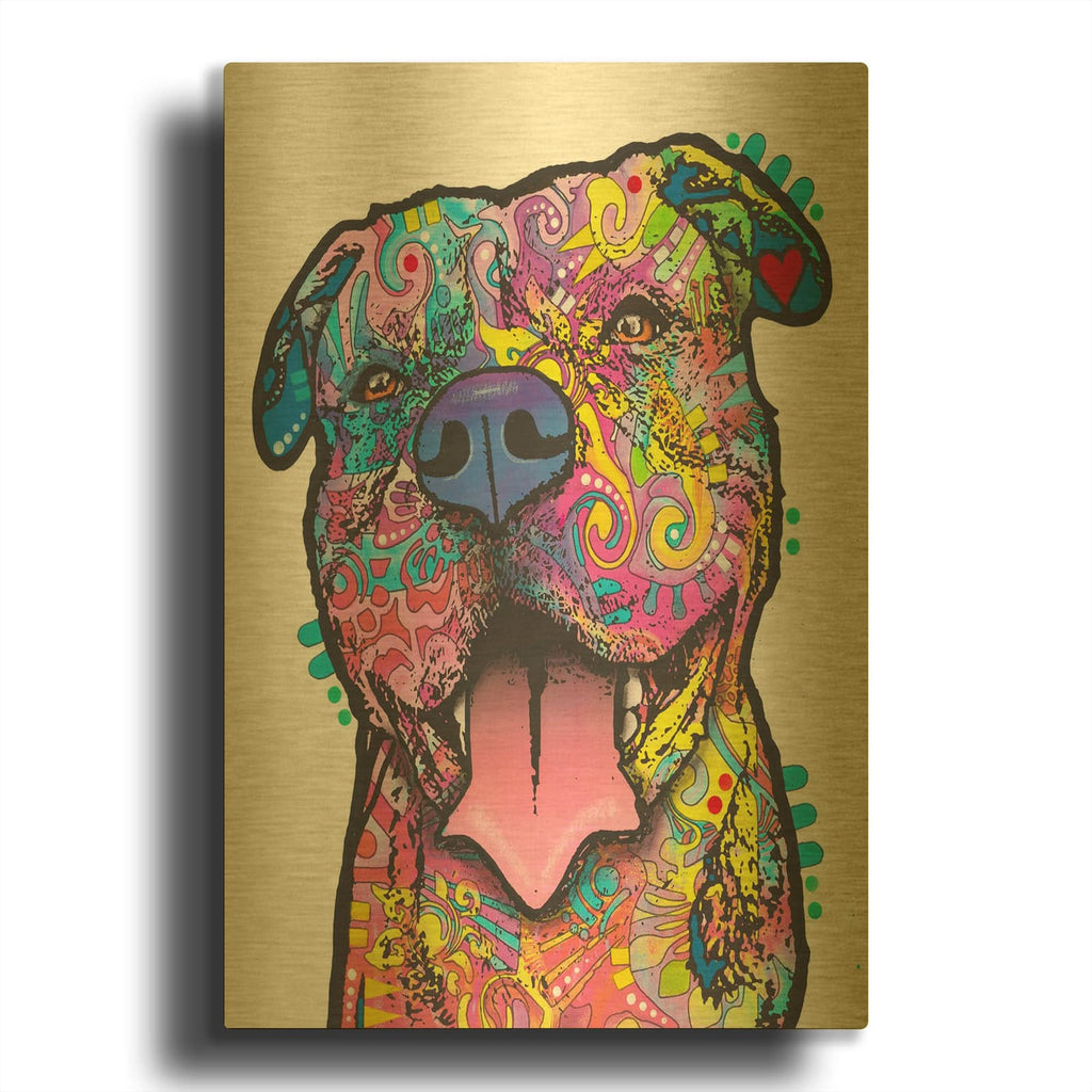 'Best Scritches I Ever Had' By Dean Russo Gold Metal Wall Art
