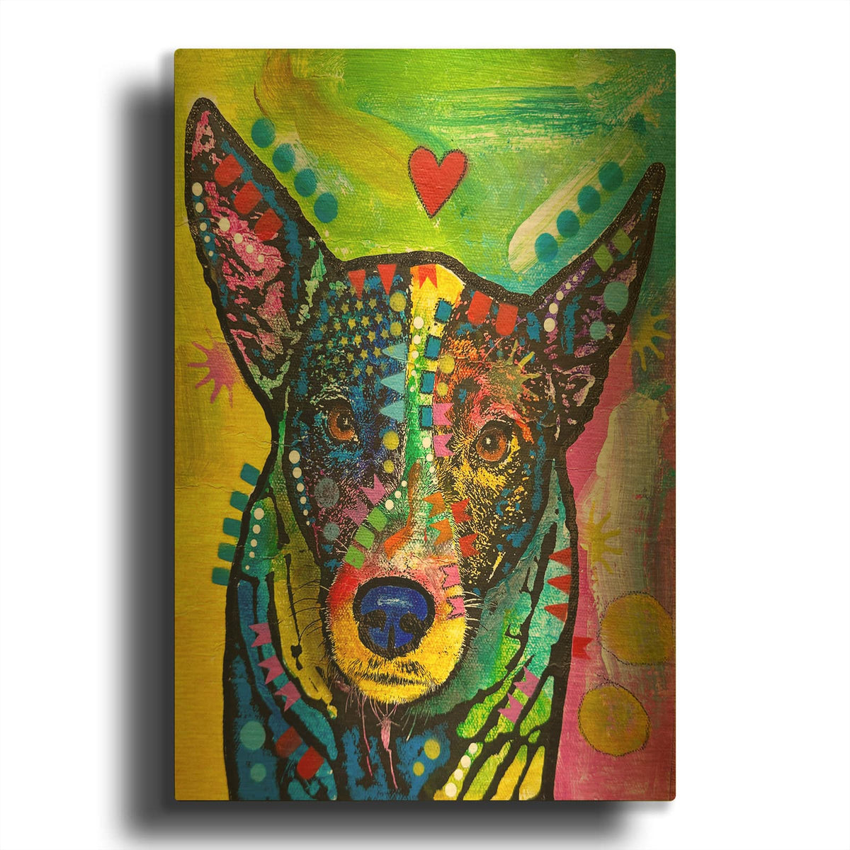 'Listening To The Sounds Of You' By Dean Russo Gold Metal Wall Art