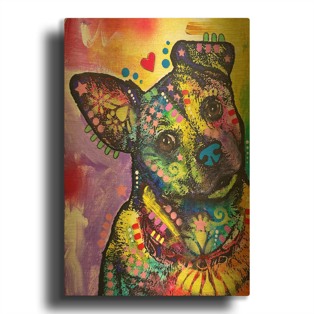 'Are You An Angel' By Dean Russo Gold Metal Wall Art