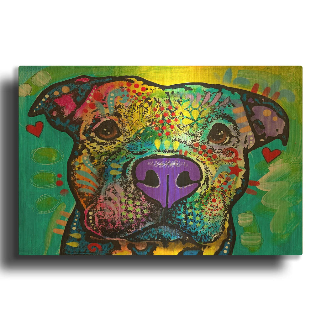 'I Just Love You So So Much' By Dean Russo Gold Metal Wall Art