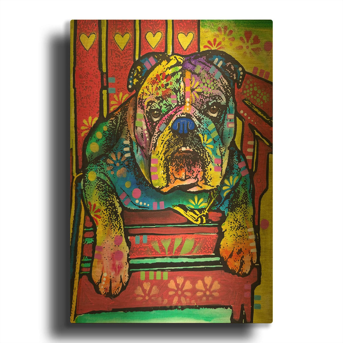 'Address Me As Your Majesty' By Dean Russo Gold Metal Wall Art