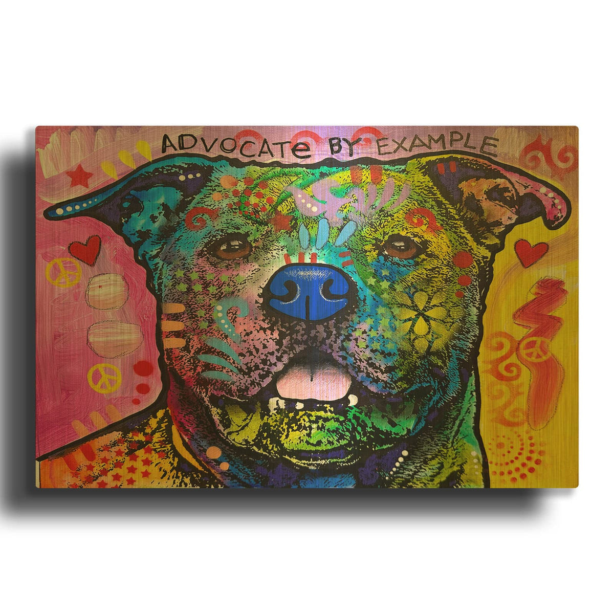 'Advocate By Example' By Dean Russo Gold Metal Wall Art