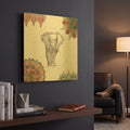 'Mandala Morning IV' By Anne Tavoletti Gold Metal Wall Art