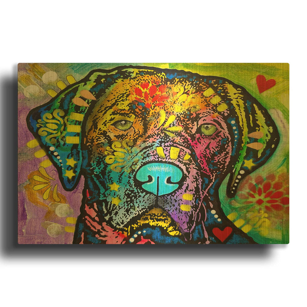 'What The Deuce' By Dean Russo Gold Metal Wall Art