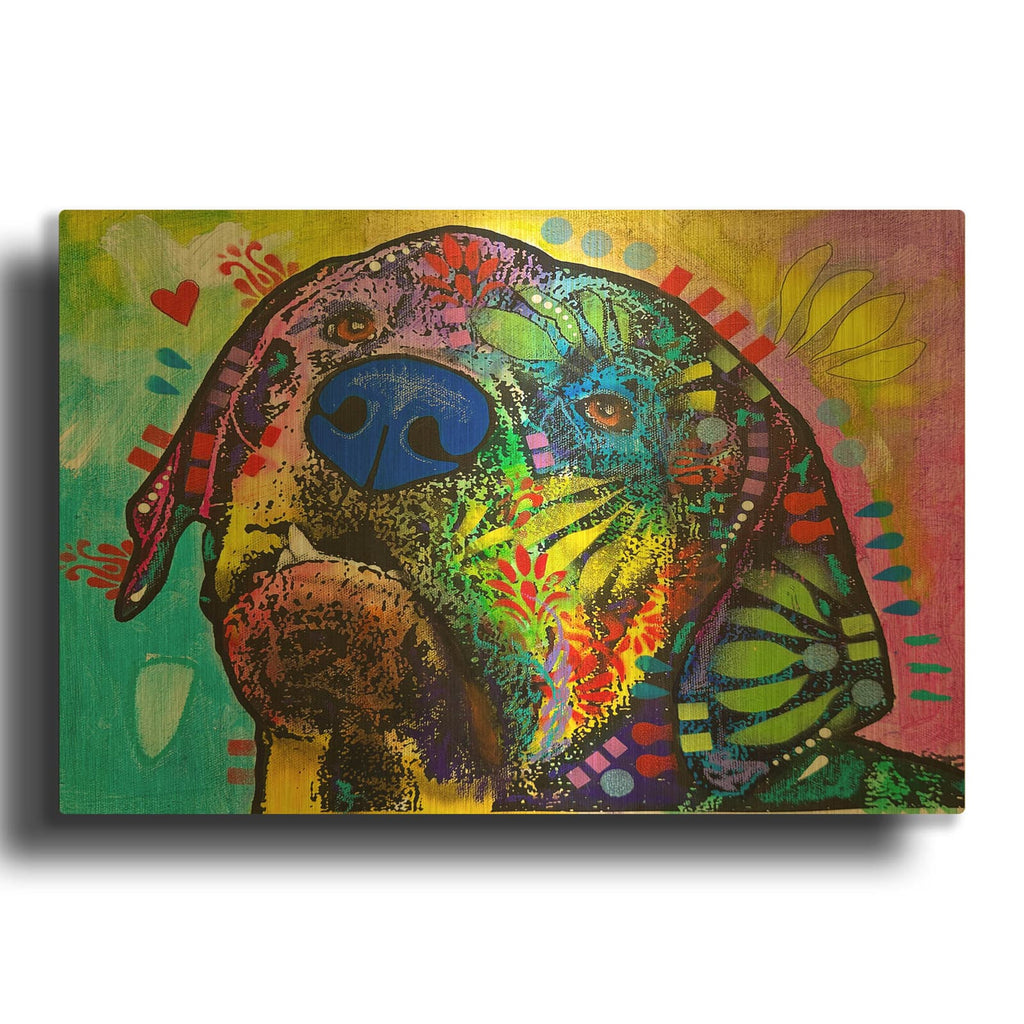 'Decadence' By Dean Russo Gold Metal Wall Art