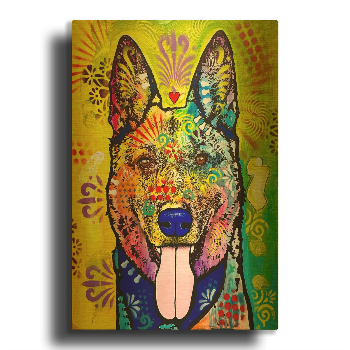 'I Was So Fast, Did You See' By Dean Russo Gold Metal Wall Art