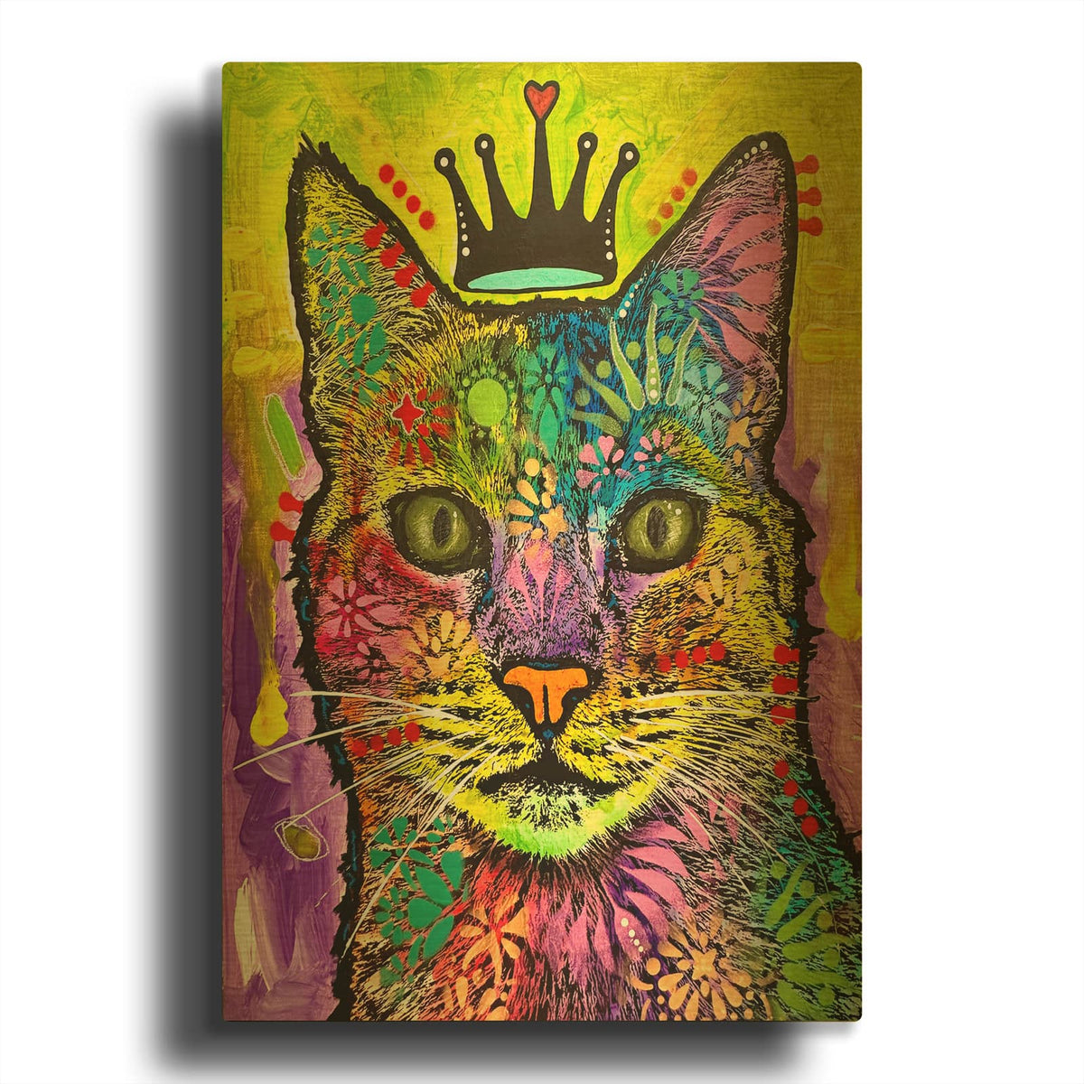 'The King Sees All' By Dean Russo Gold Metal Wall Art