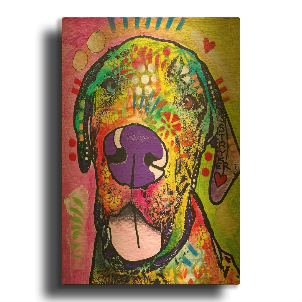 'Strykers Happy To See You' By Dean Russo Gold Metal Wall Art