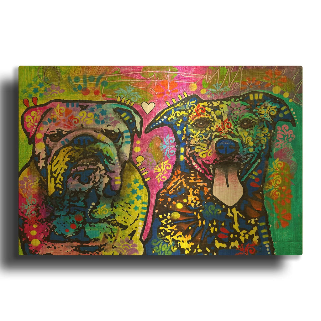 'Alliances' By Dean Russo Gold Metal Wall Art