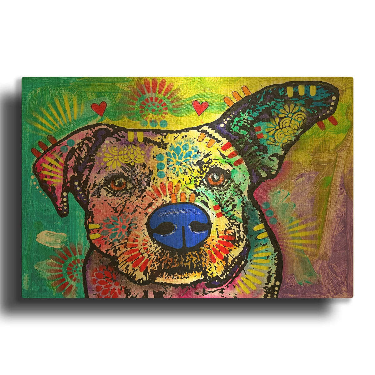 'Tell Me You Love Me' By Dean Russo Gold Metal Wall Art