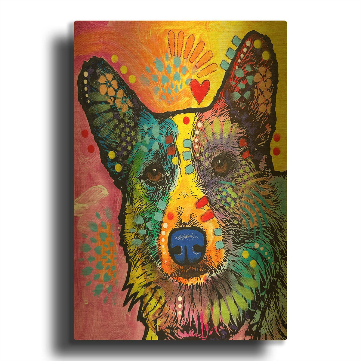 'The Look Of Love 2' By Dean Russo Gold Metal Wall Art