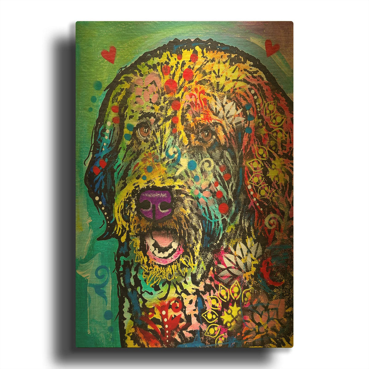 'I Cant Believe She Said What' By Dean Russo Gold Metal Wall Art
