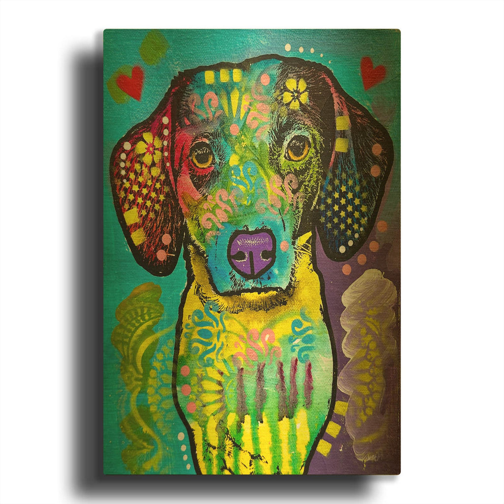 'Love Is Patient' By Dean Russo Gold Metal Wall Art