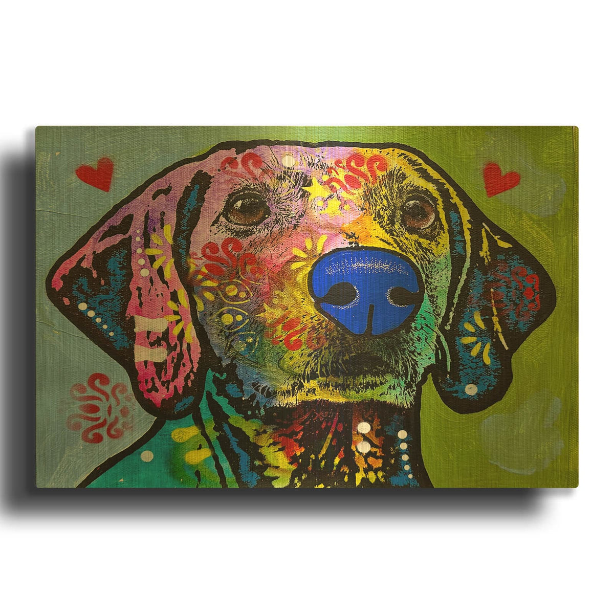 'Atten Hup' By Dean Russo Gold Metal Wall Art
