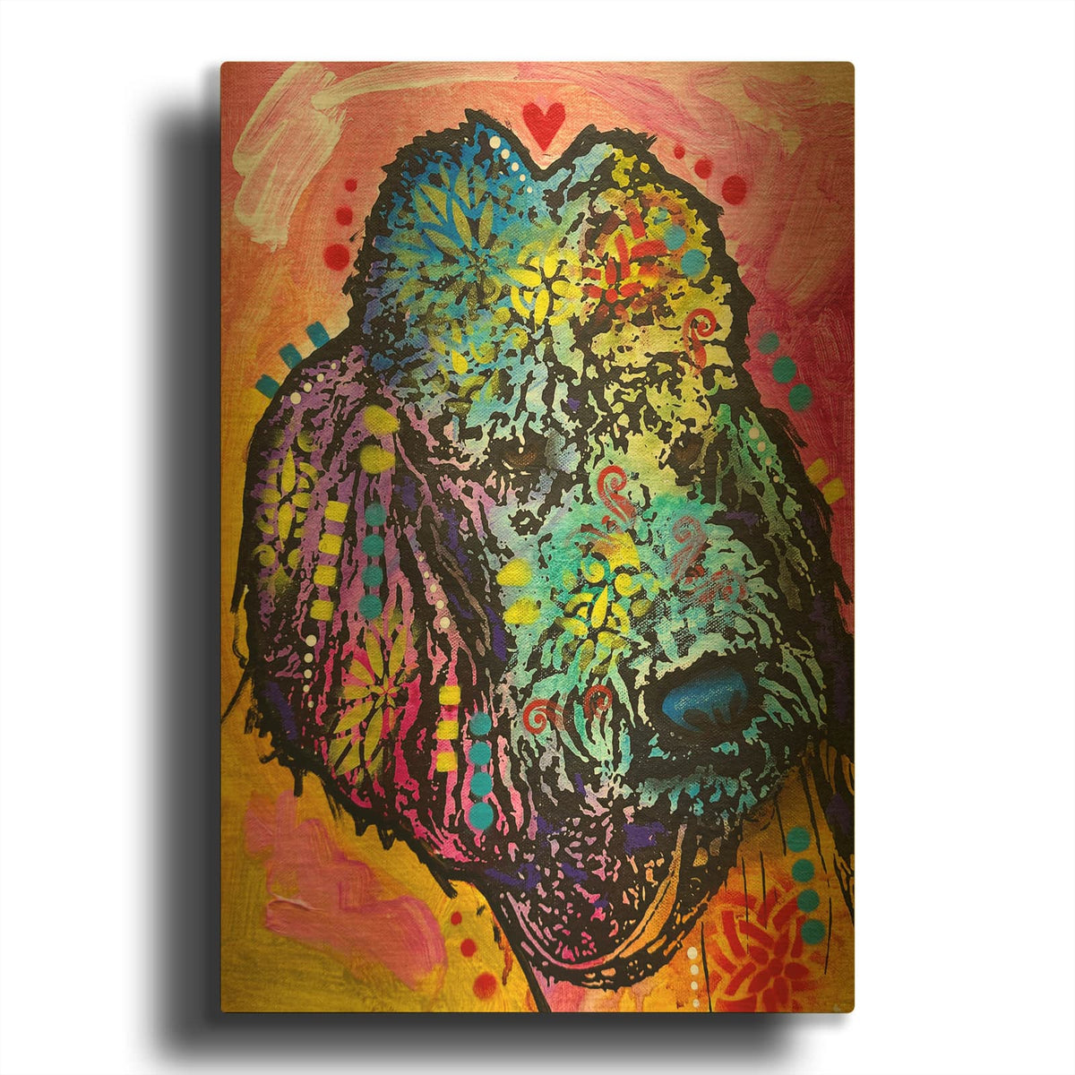 'Royal Flair' By Dean Russo Gold Metal Wall Art