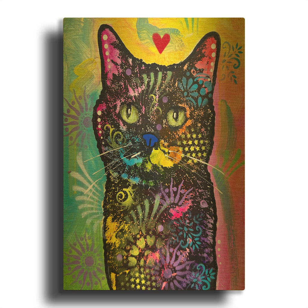 'Parlor Panther' By Dean Russo Gold Metal Wall Art