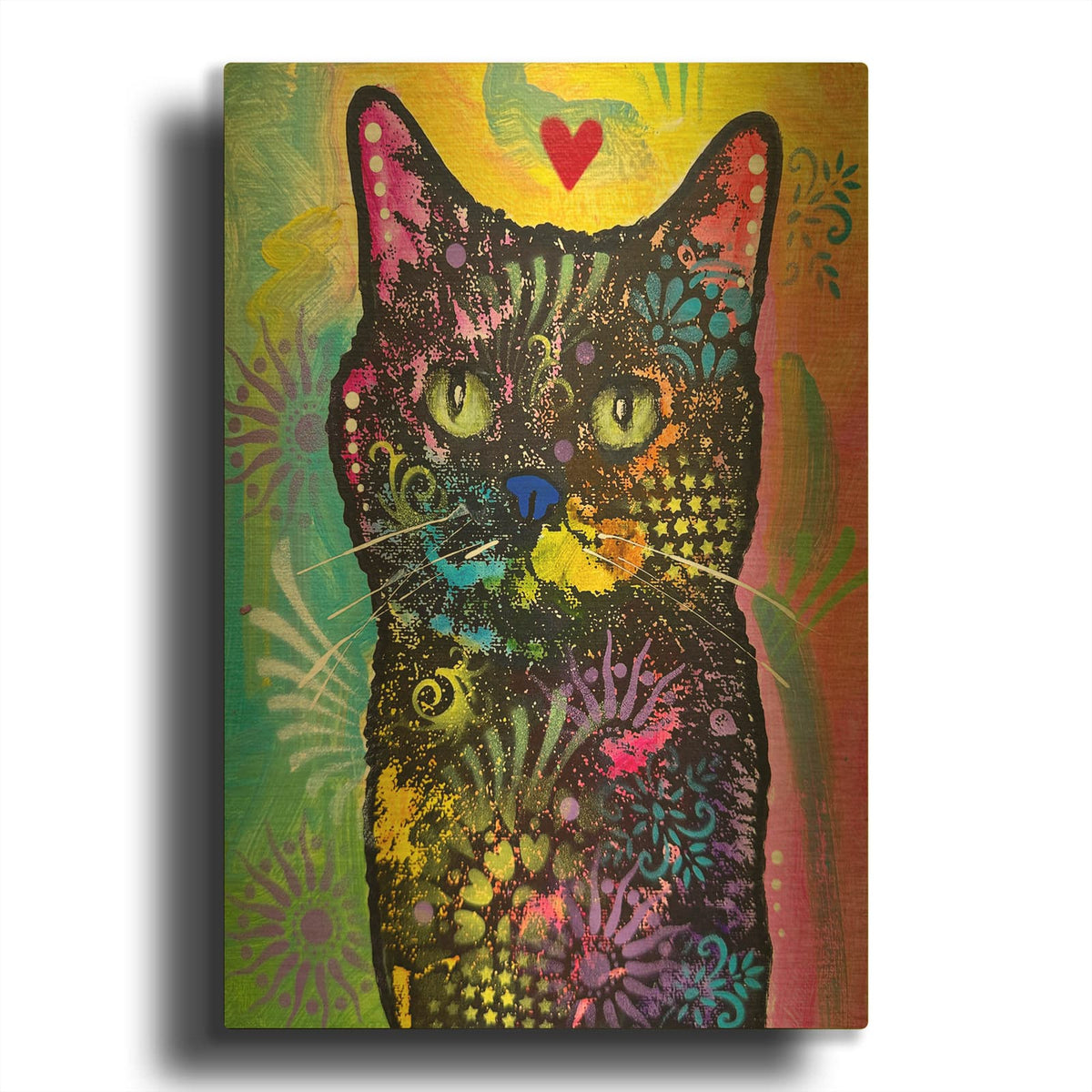 'Parlor Panther' By Dean Russo Gold Metal Wall Art