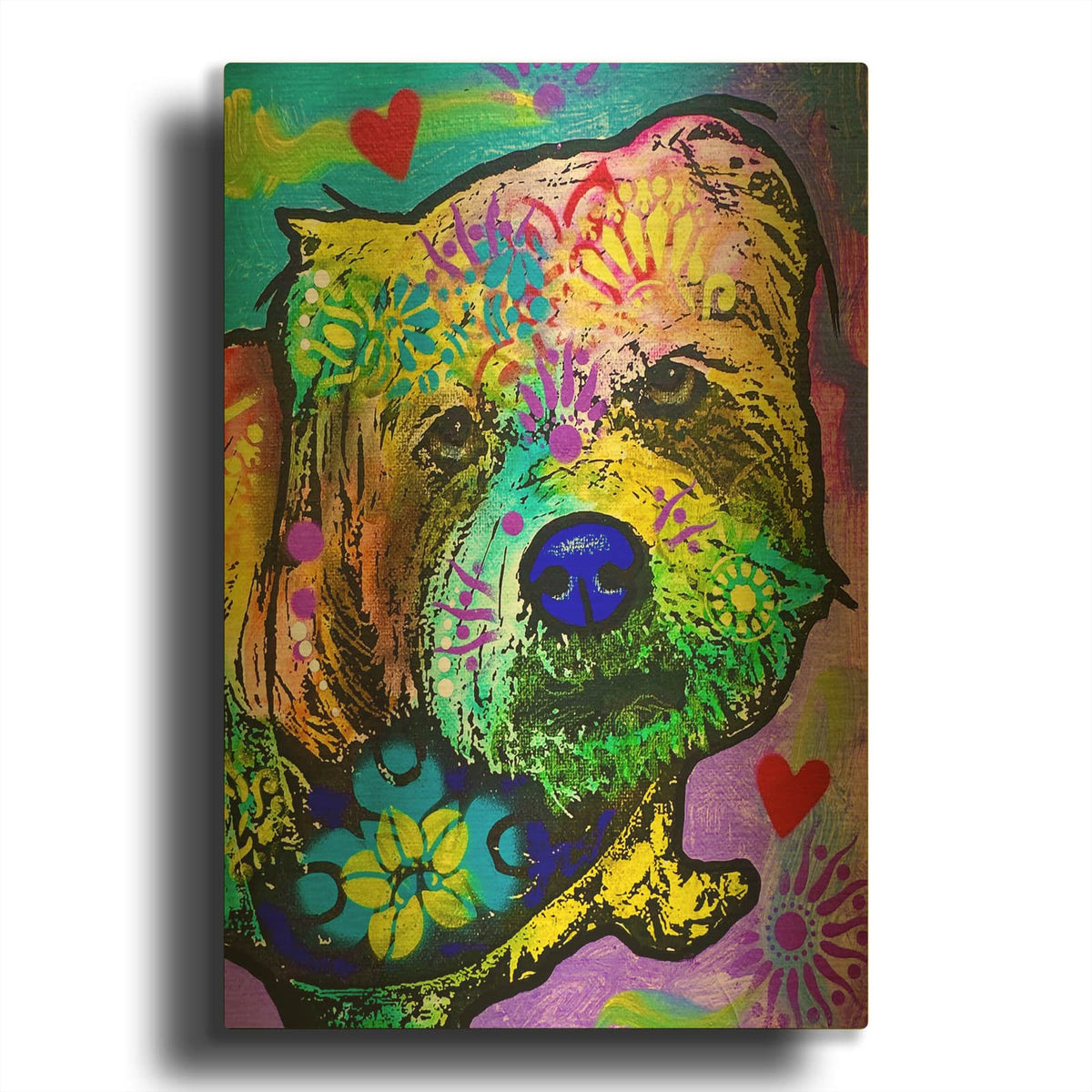 'Old Man' By Dean Russo Gold Metal Wall Art