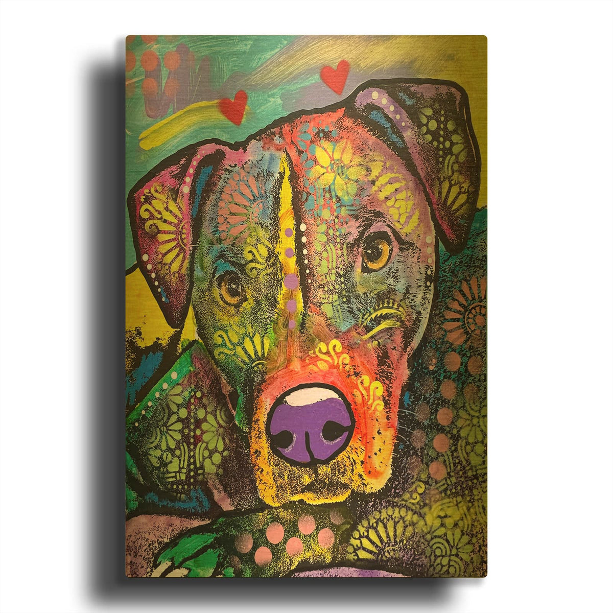 'You Gonna Finish That Sandwich' By Dean Russo Gold Metal Wall Art