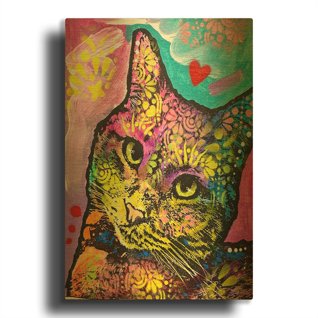'Is It Time For Cuddles' By Dean Russo Gold Metal Wall Art