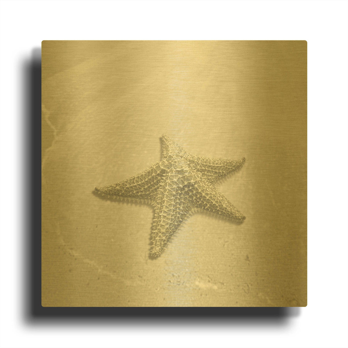'Time Out 8' By Carlos Casamayor Gold Metal Wall Art
