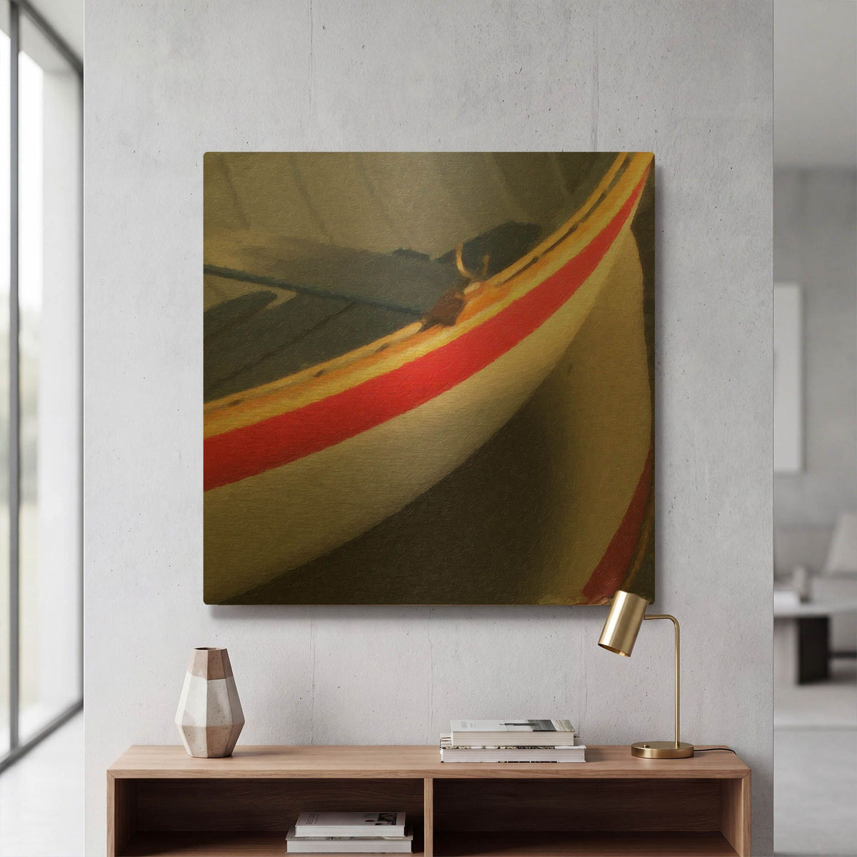 'Nautical Closeups 15' By Carlos Casamayor Gold Metal Wall Art