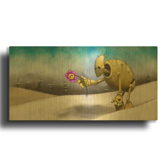 'Them Days Are Gone' By Craig Snodgrass Gold Metal Wall Art