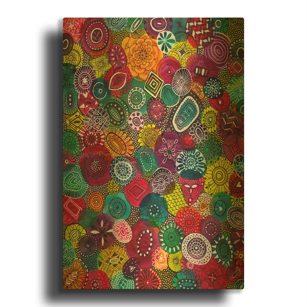 'Autumn Jewels' By Hello Angel Gold Metal Wall Art