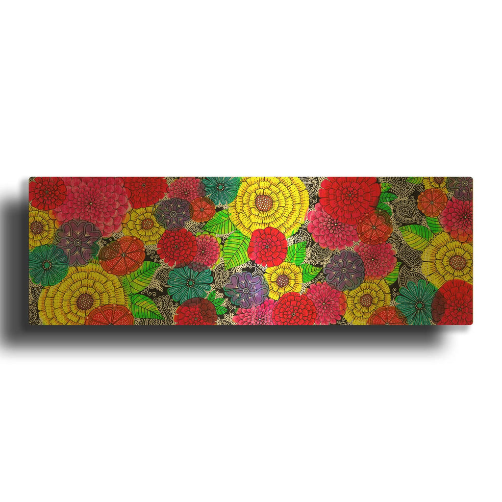 'In My Garden' By Hello Angel Gold Metal Wall Art