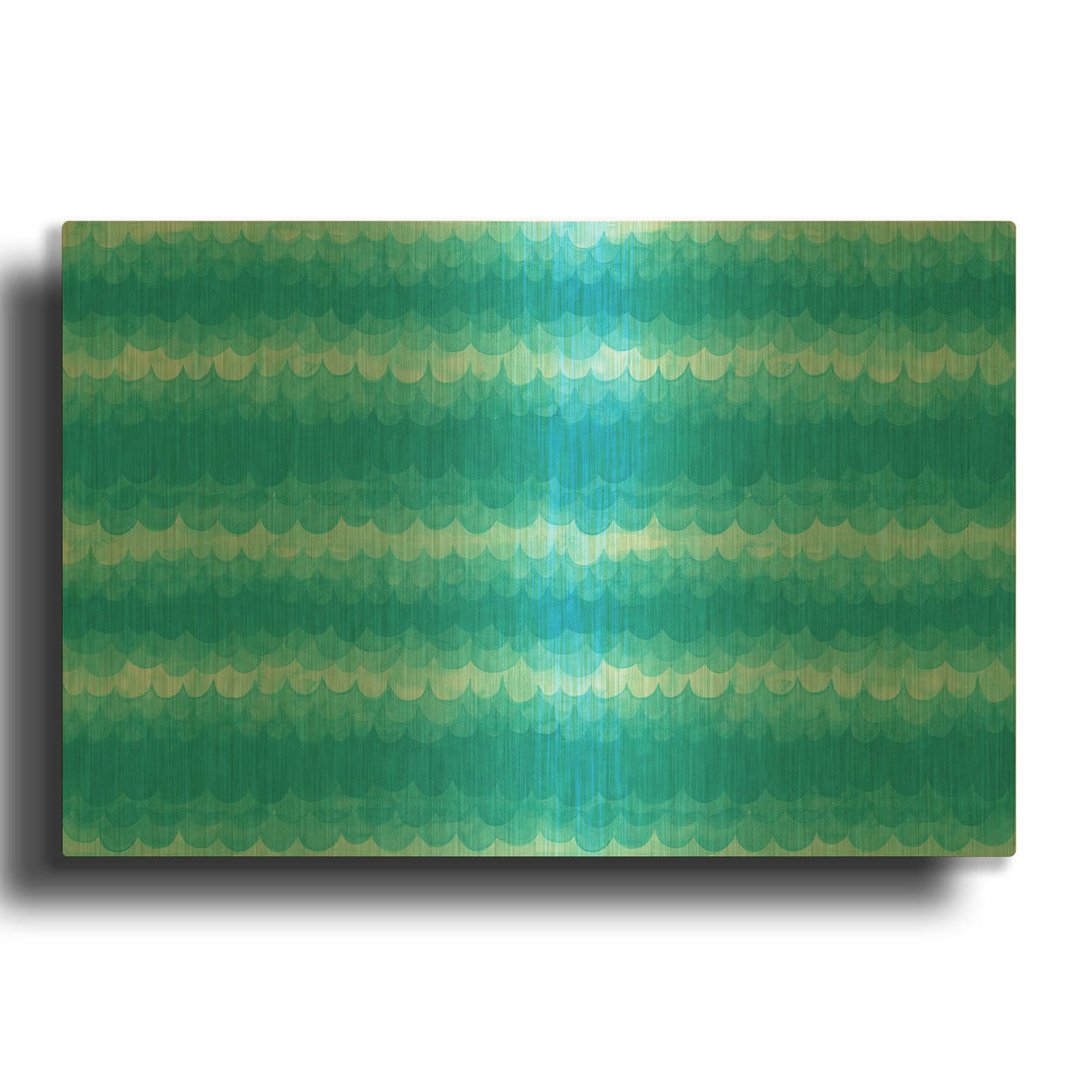 'Water Scallops' By Hello Angel Gold Metal Wall Art