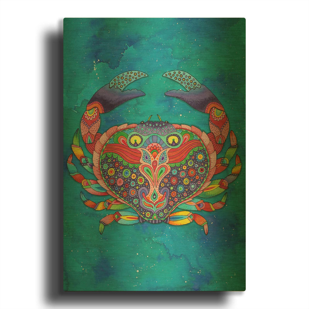 'Tropical Paradise 27' By Hello Angel Gold Metal Wall Art