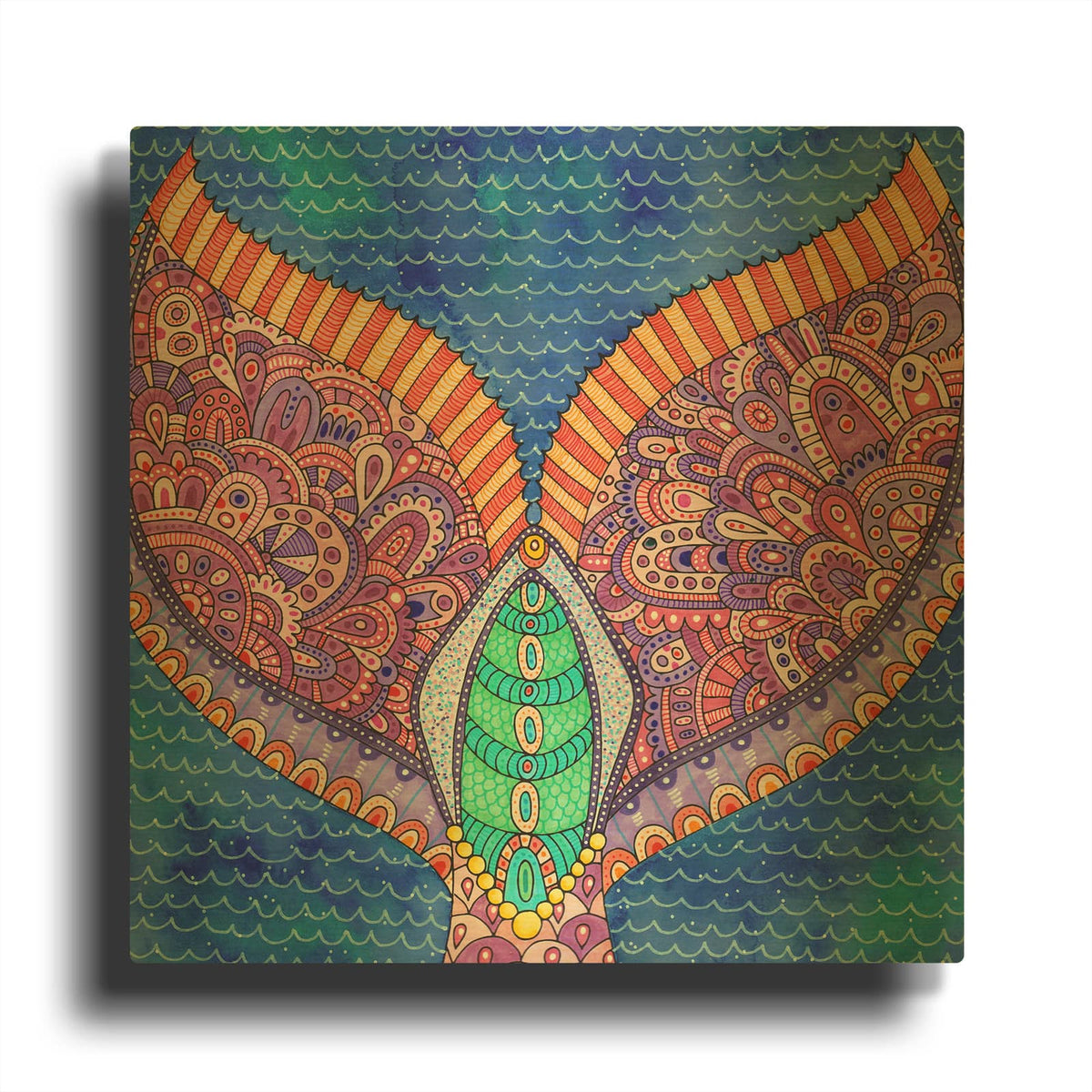 'I Believe 27' By Hello Angel Gold Metal Wall Art