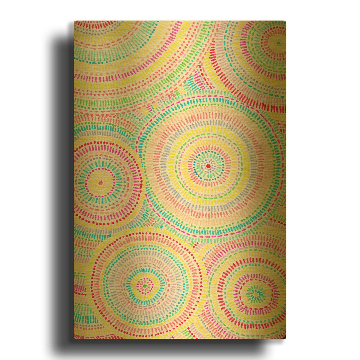 'Sketchbook 2' By Hello Angel Gold Metal Wall Art