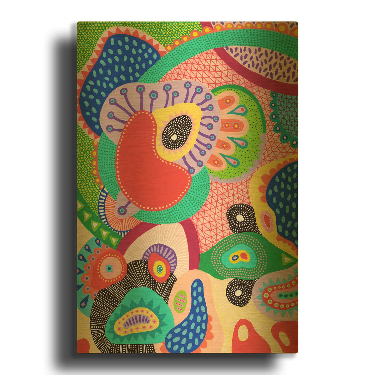 'Slinky' By Hello Angel Gold Metal Wall Art