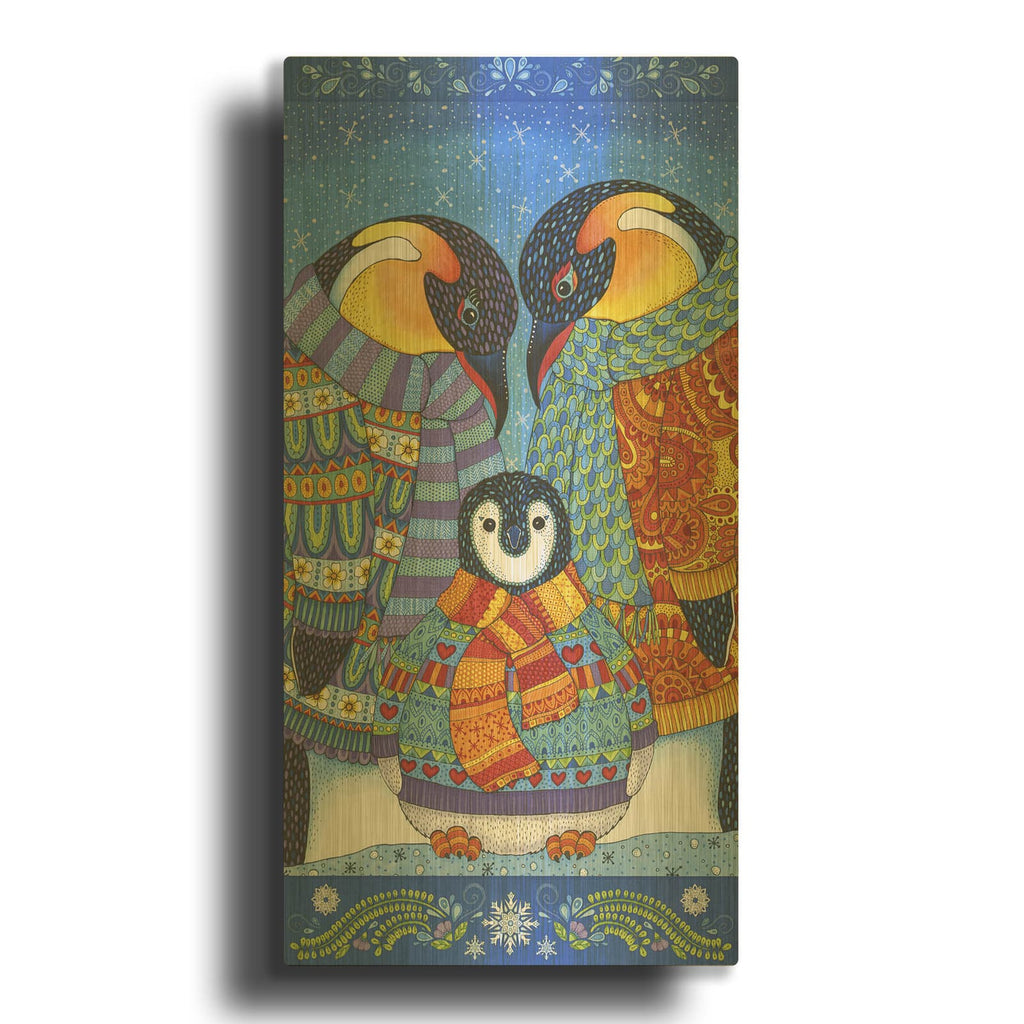 'Arctic Wonderland 1' By Hello Angel Gold Metal Wall Art
