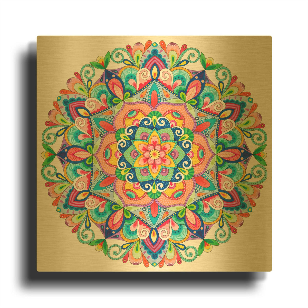 'Beneath The Summer Sky' By Hello Angel Gold Metal Wall Art