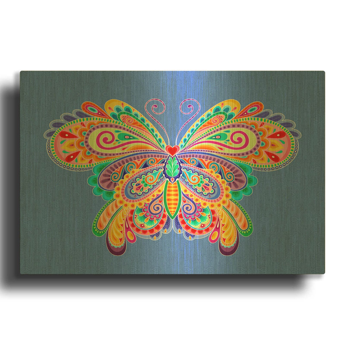 'Mexicana Butterfly' By Hello Angel Gold Metal Wall Art