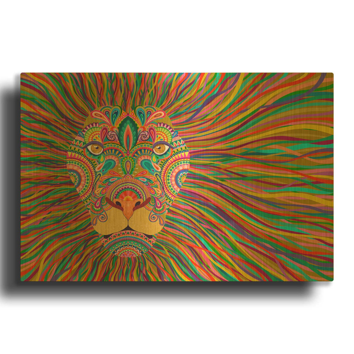 'The King' By Hello Angel Gold Metal Wall Art